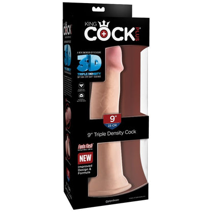 KING COCK - KOLMOISTIHEVYYDIDILDO 23 CM