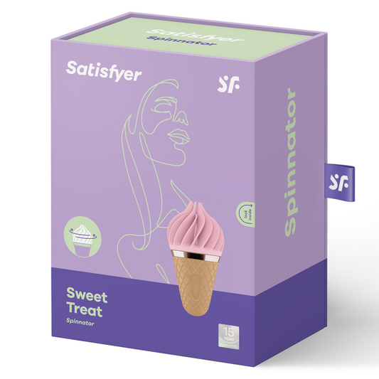 SATISFYER - MAKEA HERKKU SPINNATOR RUSKEA &amp; VAALEANPUNAINEN