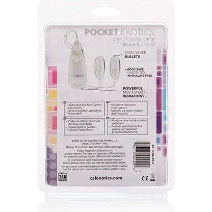 CALEXOTICS - VÄRISEVÄT LUODIOT HOPEA DUO