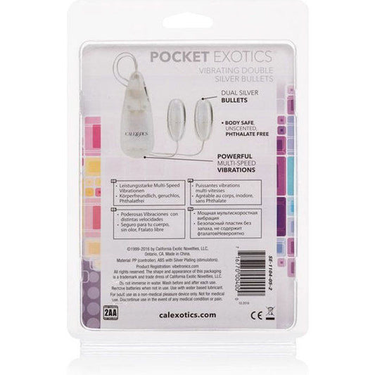 CALEXOTICS - VÄRISEVÄT LUODIOT HOPEA DUO