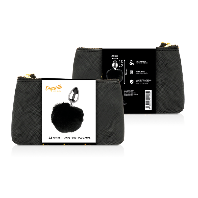 COQUETTE CHIC DESIRE - ANALPLUGG METALL STORLEK L 2,8 X 4,1 CM