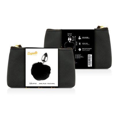 COQUETTE CHIC DESIRE - ANALPLUGG METALL STORLEK L 2,8 X 4,1 CM