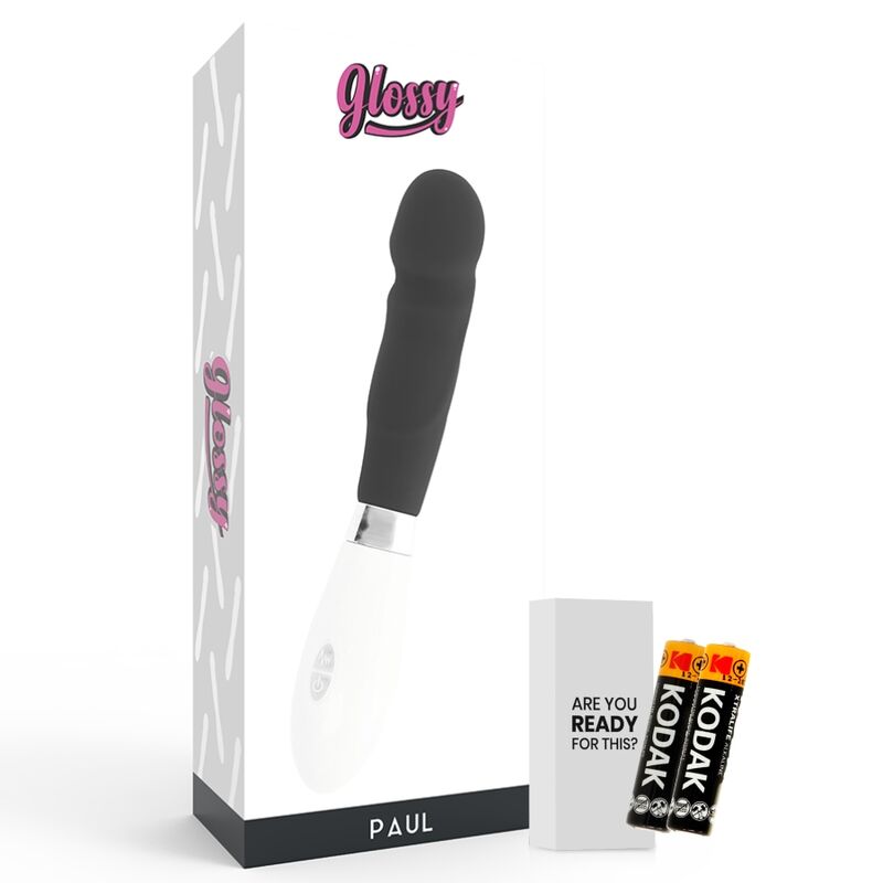 GLOSSY - PAUL VIBRATOR SVART