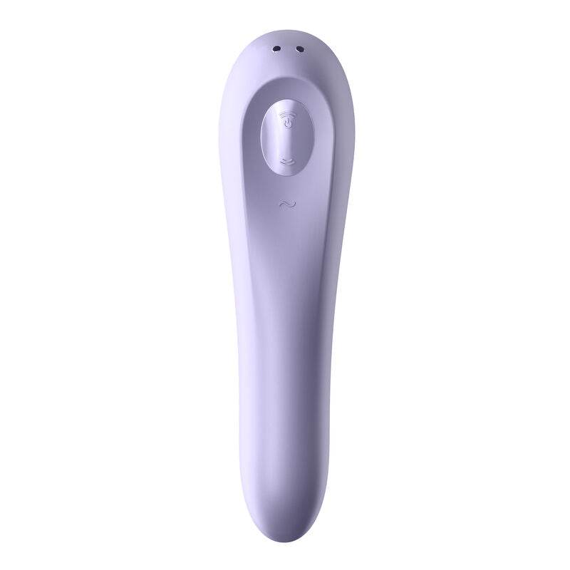 SATISFYER - KAKSOISNAUTINTOINEN ILMAPULSSIVIBRAATORI MAUVE