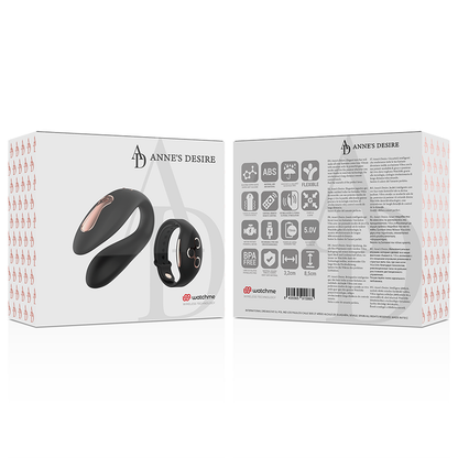 ANNE'S DESIRE - KAKSOISNAUTINTOTEKNOLOGIA WATCHME MUSTA/KULTA