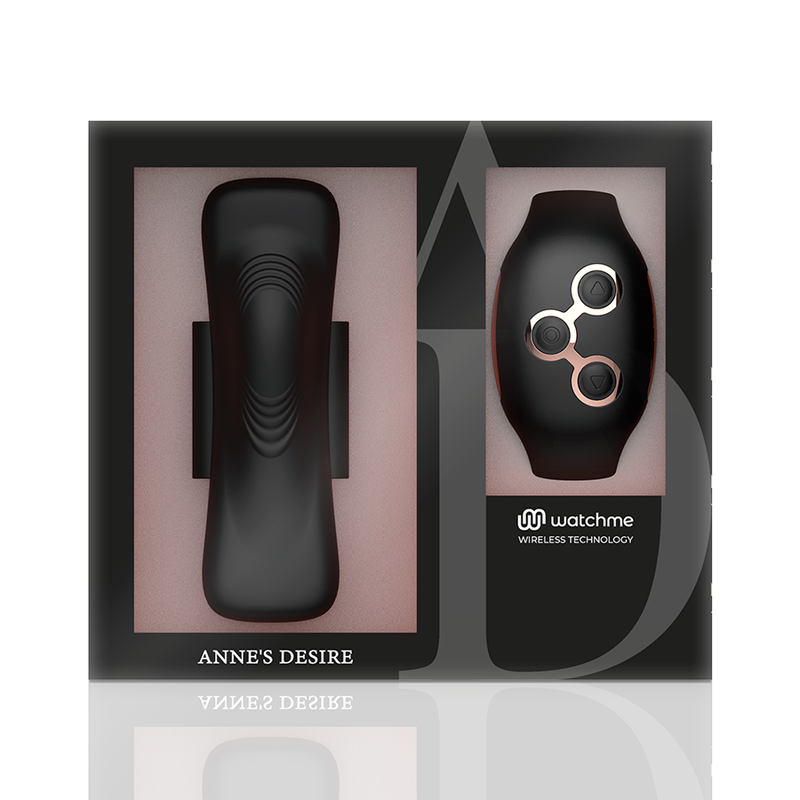 ANNE'S DESIRE - PANTY PLEASURE TECHNOLOG A WATCHME SVART/GULD