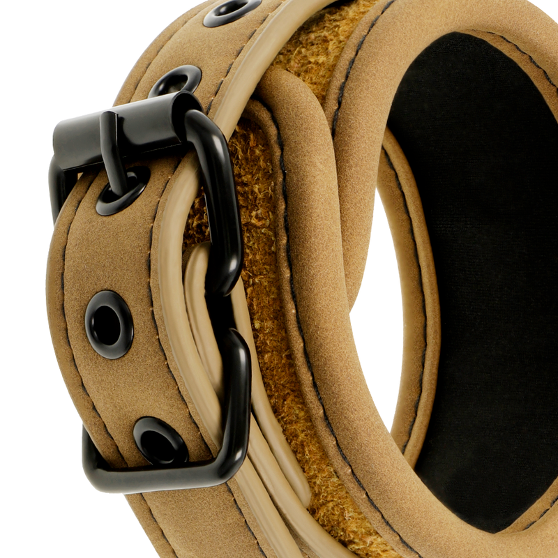 FETISSI ALISTUVAT ORIGEN - VEGAANINEN NAHKAINEN KÄSIRAUTA NEOPREENIVUORIIN