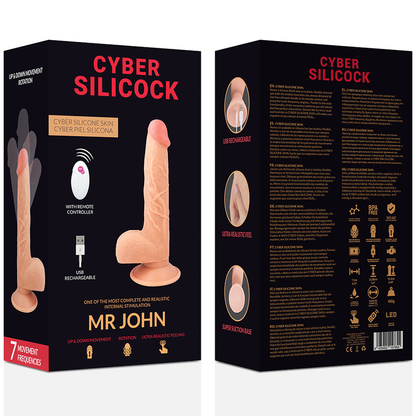 CYBER SILICOCK - REALISTINEN KAUKO-OHJAIN MR JOHN 23,88 CM -O- 4,3 CM