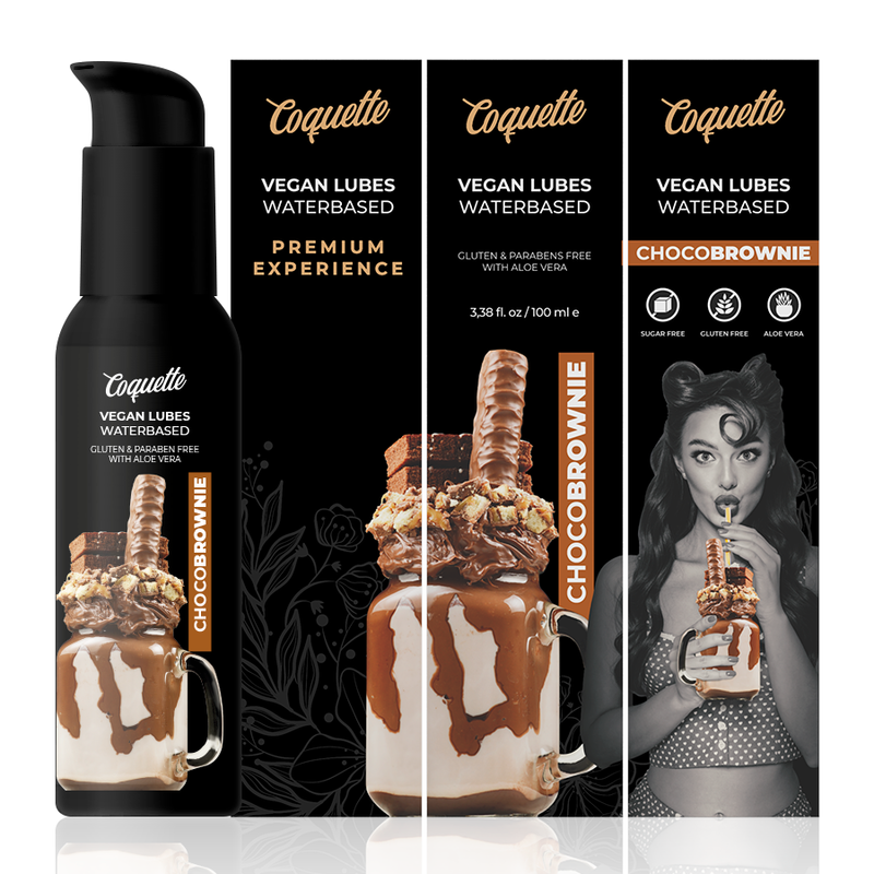 COQUETTE CHIC DESIRE - PREMIUM-KOKEMUS 100ML VEGAANINEN LIUKASTIN CHOCOBROWNIE