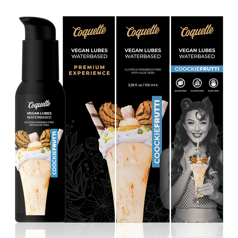 COQUETTE CHIC DESIRE - PREMIUM-KOKEMUS 100ML VEGAANINEN LIUKASTIN COOKIEFRUTTI