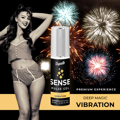 COQUETTE CHIC DESIRE - PULSE GEL JORDGUBBSMAGISK VIBRATION PREMIUM 6ML