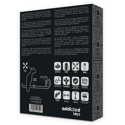 BEROENDE LEKSAKER - ANALPLUGG MED SVART SILIKONRING 12 CM