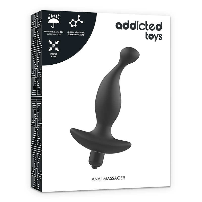 ADDICTED TOYS - ANAALIHIERONTALAITE MUSTALLLA VÄRINÄLLÄ, MALLI 1