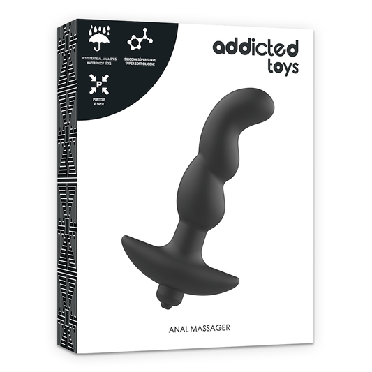 ADDICTED TOYS - ANAALIHIERONTALAITE MUSTALLÄ VÄRINÄLLÄ, MALLI 2