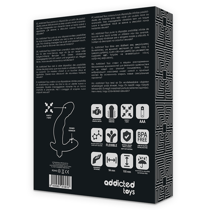 BEROENDE LEKSAKER - ANALSTIMULATOR AV PROSTATA, REALISTISK SILIKON, P-SPOT VIBE