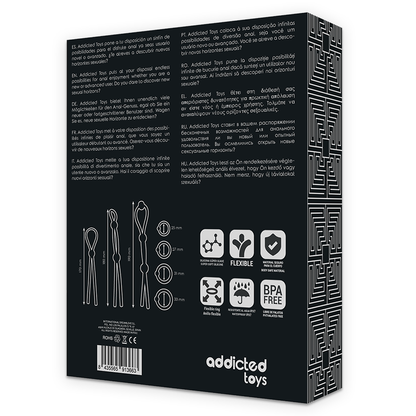 ADDICTED TOYS - JOUSTAVA SILIKONISET PENSIRENKAAT, 7 OSAA